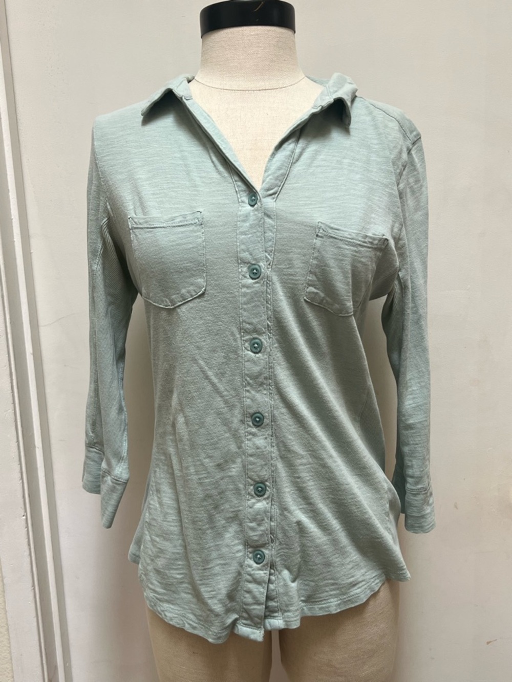 Merona Light Sage Button-Down Shirt